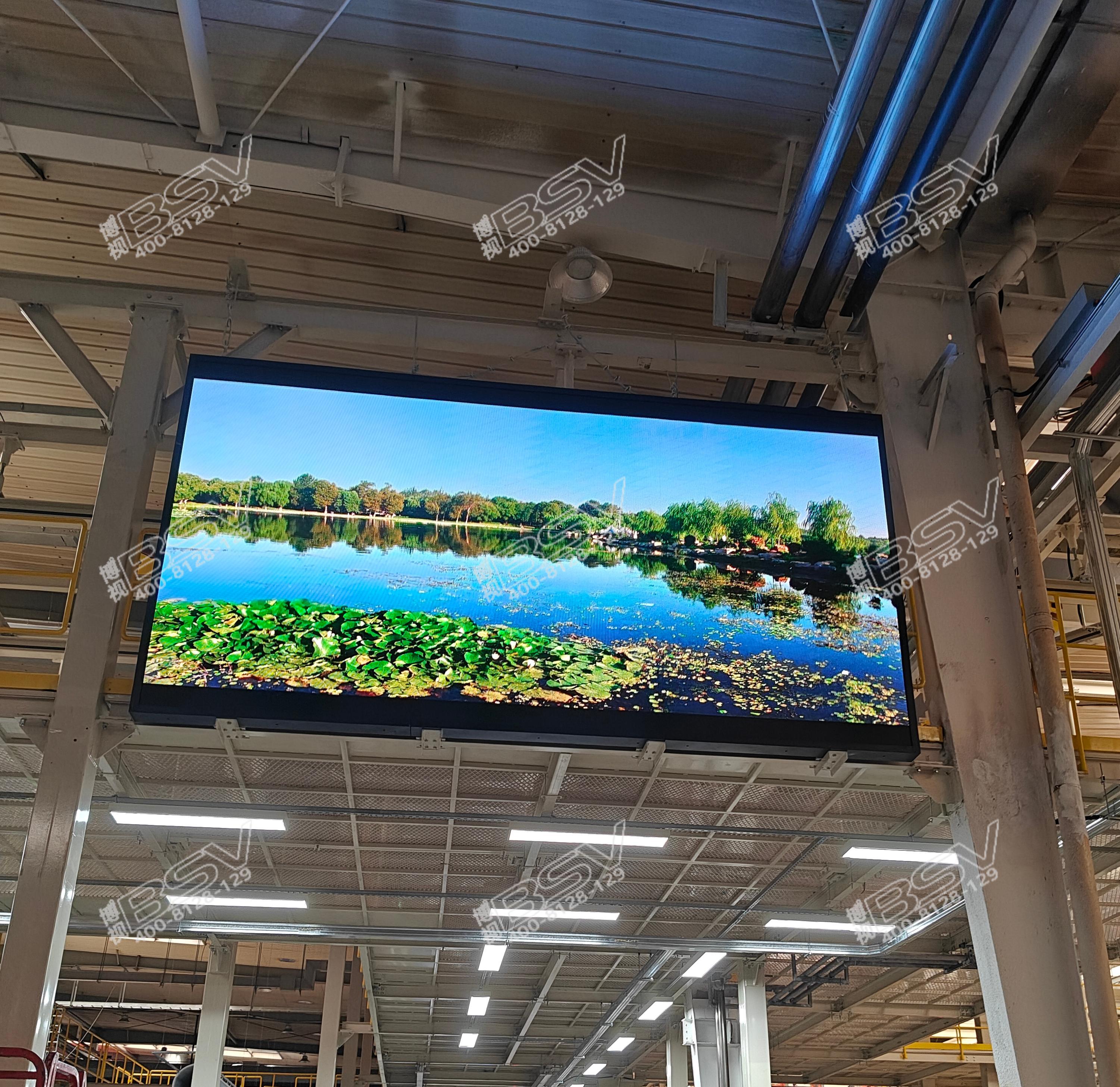 賦能智造“視覺神經(jīng)”——博視高刷LED大屏落地某汽車集團湘潭基地焊裝車間ANDON系統(tǒng)